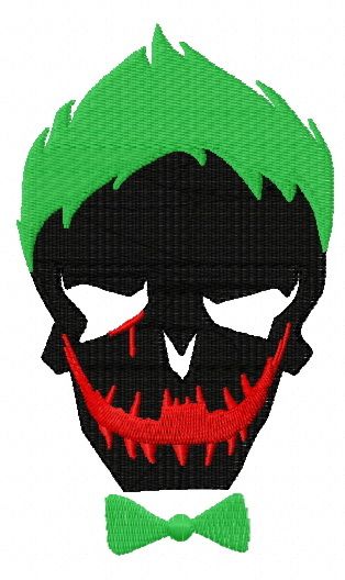 Suicide Squad Joker 2 machine embroidery design