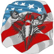 American Eagle 6 embroidery design