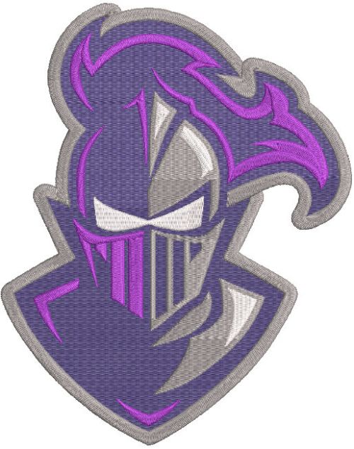 Furman Paladins secondary logo embroidery design