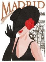 Spanish coquette embroidery design