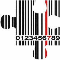 Puzzle barcode free machine embroidery design