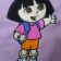 Dora the Explorer design embroidered