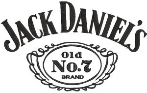 Jack Daniels Old No 7 Logo embroidery design