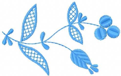 blue flower free embroidery design 10