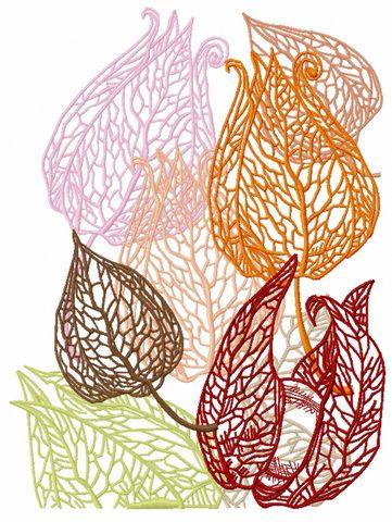 Physalis 2 machine embroidery design