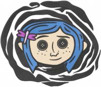 Coraline embroidery design