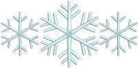 Minimalistic Snowflake embroidery design