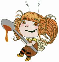 Honey fairy 3 embroidery design