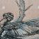 fragment finished Dragonfly sketch embroidery design