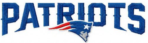 New England Patriots logo 3 machine embroidery design