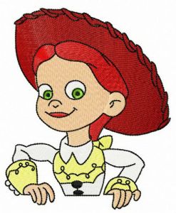 Jessie cowgirl embroidery design
