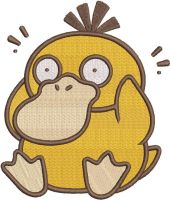 Pokemon Psyduck embroidery design