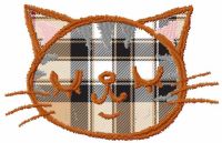 Kitten applique free embroidery design 5