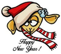 Romantic sheep 2 embroidery design