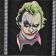 Embroidered Joker design on pillowcase