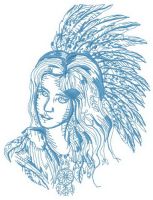 Indian fashion 2 embroidery design