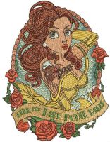 Till the last petal falls embroidery design