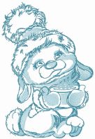 Cocoa for bunny 3 embroidery design