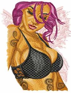 Wings of passion embroidery design