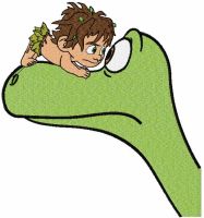 Arlo and Spot embroidery design