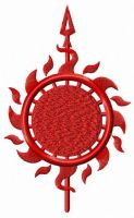 Martell mascot from Game of Thrones embroidery design
