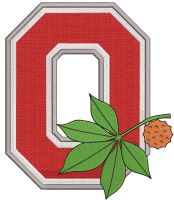 Ohio State Buckeyes Alternate Logo 1968 embroidery design