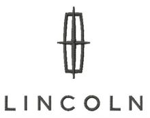 Lincoln logo embroidery design