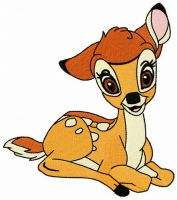 Take a rest, little Bambi embroidery design