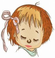 Ashamed embroidery design