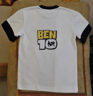 ben 10 shirt embroidery design