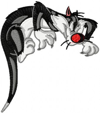 sylvester free embroidery design