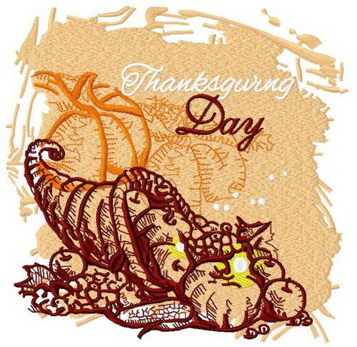 Thanksgiving day 2 machine embroidery design