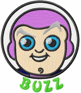 Buzz embroidery design