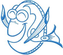 Dory 5 embroidery design