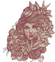 Dangerous friendship embroidery design