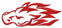 Red tribal horse free embroidery design