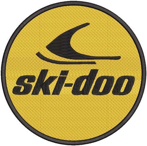 Sci-doo logo embroidery design