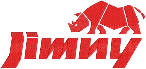 Suzuki Jimny Jeep Logo embroidery design