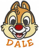 Dale muzzle embroidery design