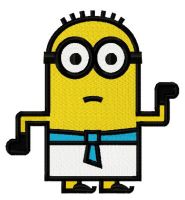 Greek Minion embroidery design