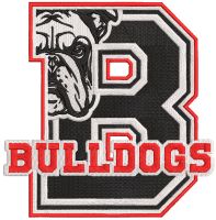 Georgia Bulldogs Art logo embroidery design