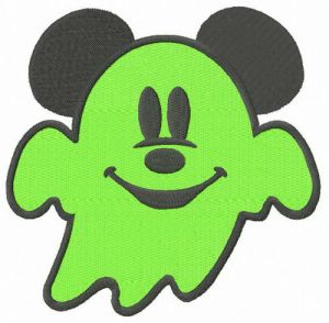 Spooky Mickey embroidery design