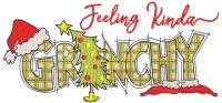 Feeling Kinda Grinchy embroidery design