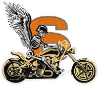 Road angel 4 embroidery design