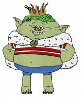 Prince Gristle embroidery design