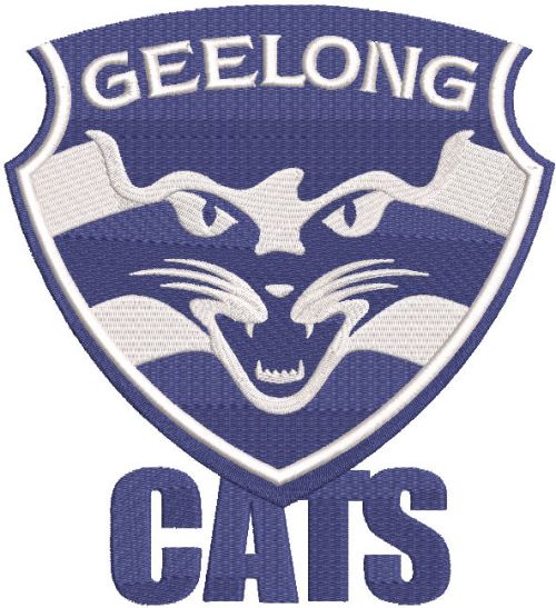 Geelong Football Club Logo embroidery design