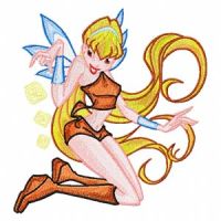 Winx- Stella embroidery design
