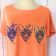 Embroidered shirt with sphynx cat geometric pattern design