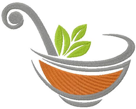 Healthy food symbol free embroidery design
