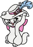 Aristocats Kitten Marie embroidery design